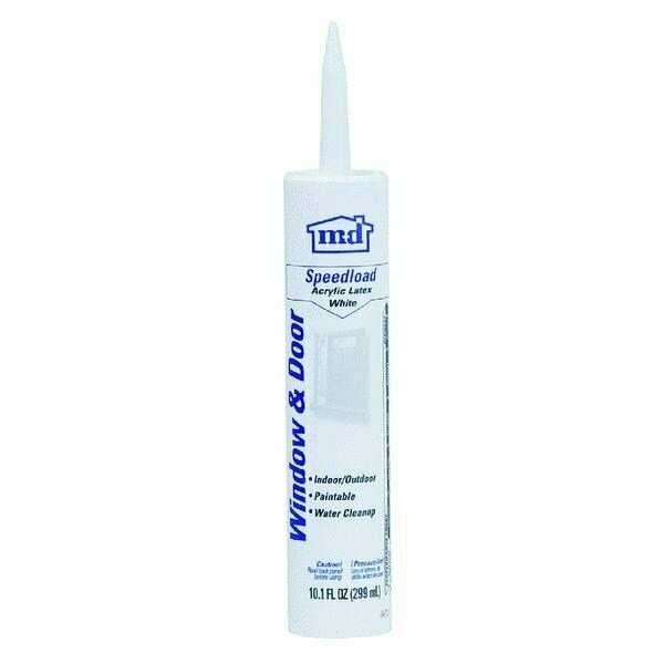 M-D Caulk 10.1-Oz White Spdload GE14563